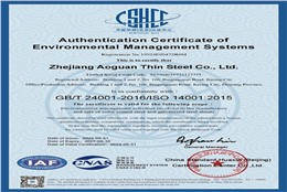 Quality Management System Certification Certificate