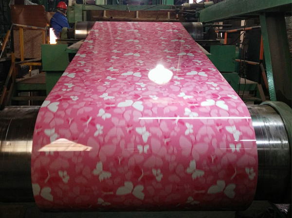 Pattern printed PPGI