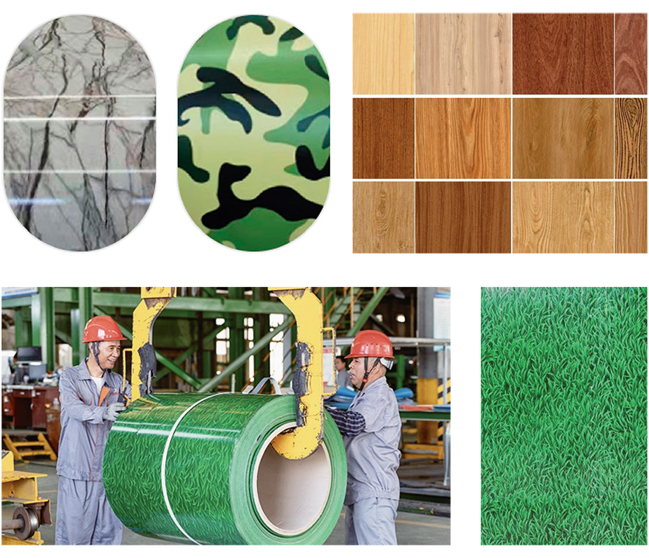 Pattern printed PPGI